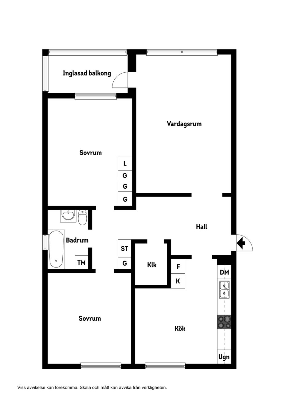 Bostadsrätt, Konstapelgränd 8, Körfältet, Östersund