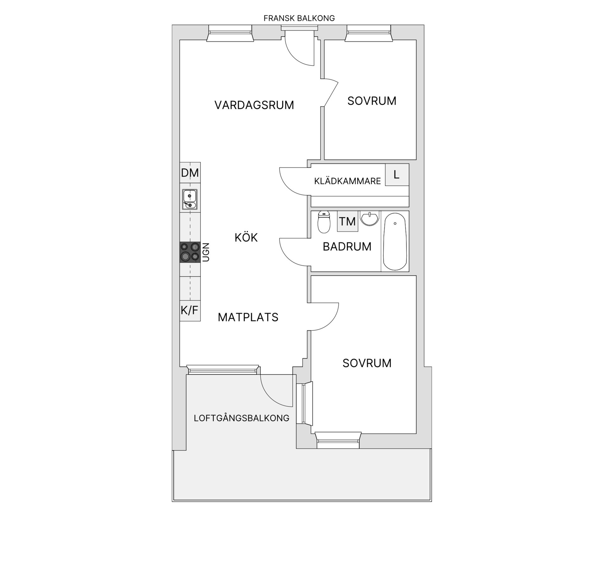Bostadsrätt, Ringvägen 43B, Södermalm - Zinkensdamm, Stockholm