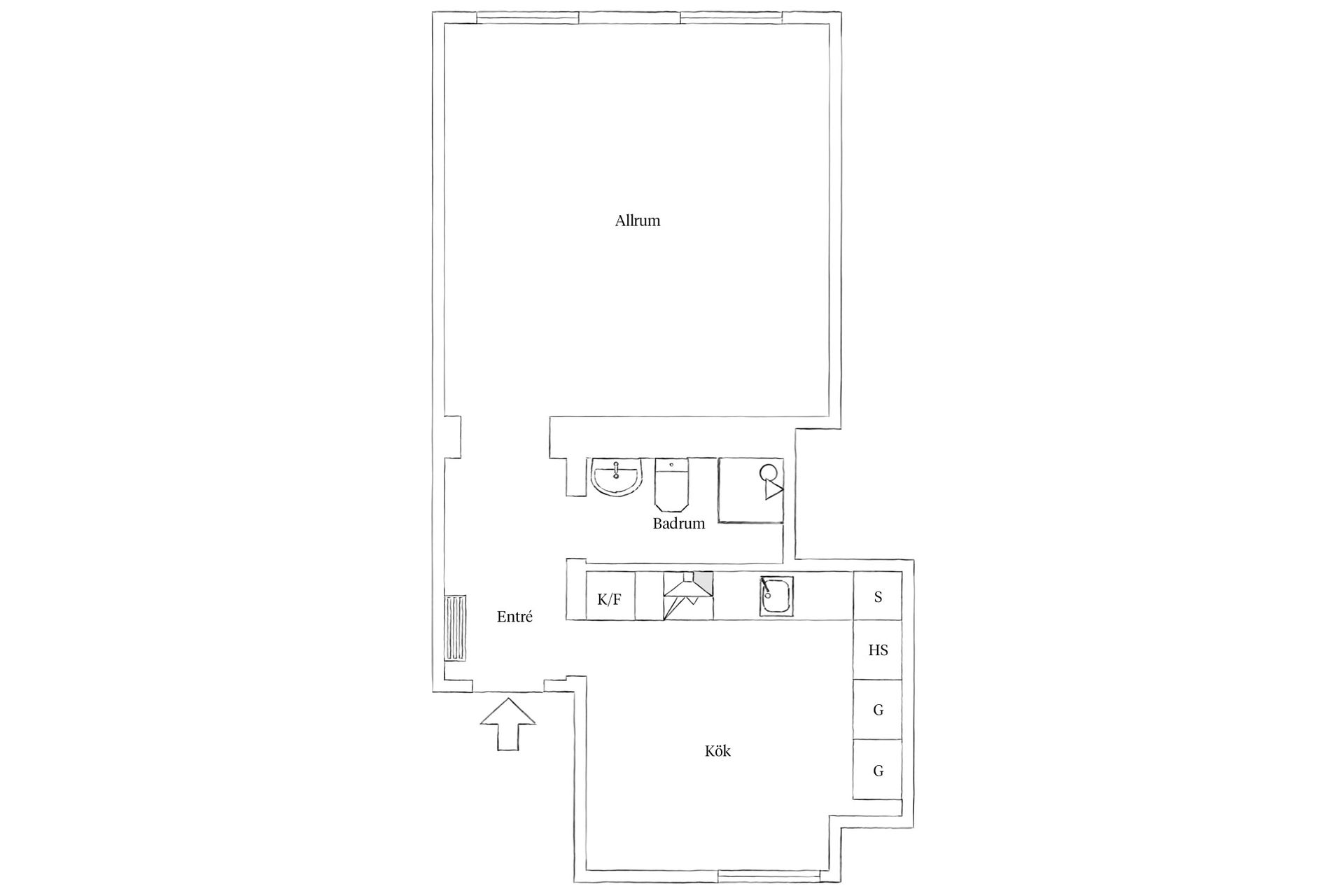 Bostadsrätt, Tredje Långgatan 27, Linné, Göteborg