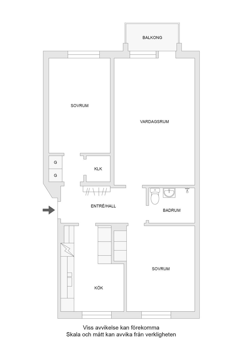 Bostadsrätt, Agnegatan 12B, Blåsbo, Västerås