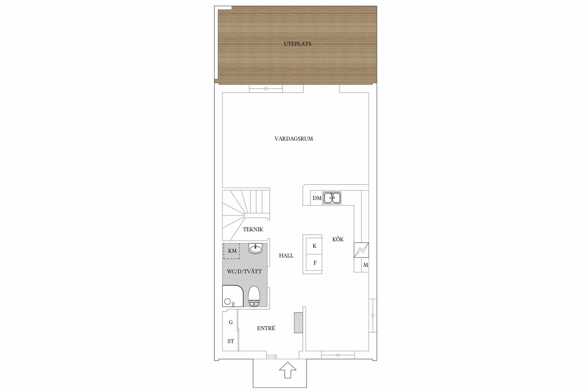 Bostadsrätt, Radhus, Hagmarksvägen 32, Bredvik, Växjö