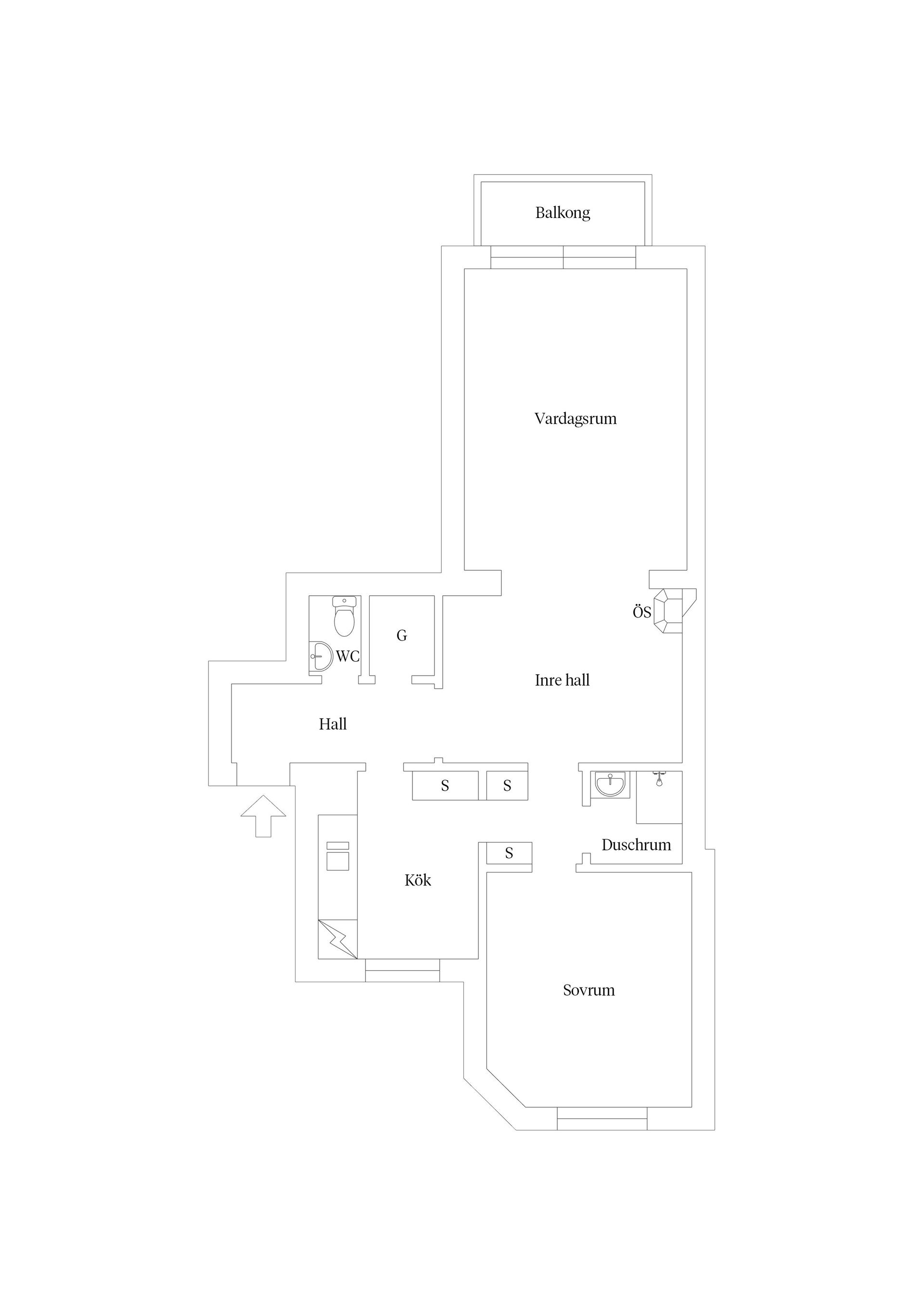 Bostadsrätt, Väringgatan 27, 2 tr, Vasastan - Birkastan, Stockholm