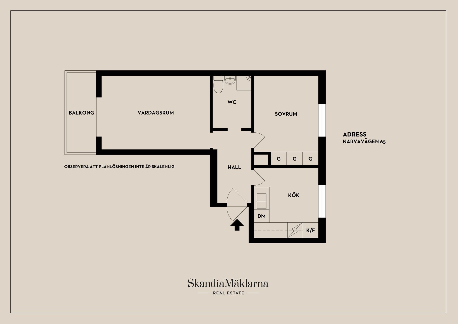 Bostadsrätt, Narvavägen 65, Vetterstorp, Västerås
