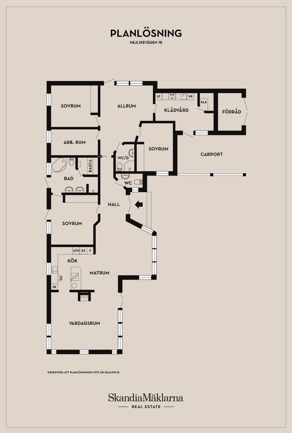 Villa, Nejlikevägen 18, Nybrostrand, Ystad