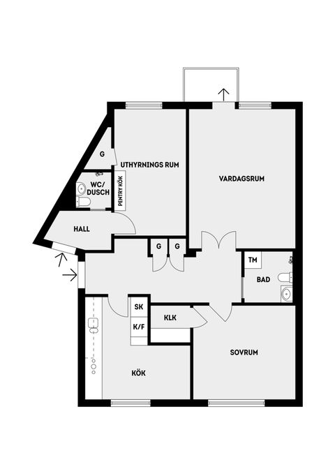 Bostadsrätt, Järnvägsallén 1B, Viggbyholm, Täby