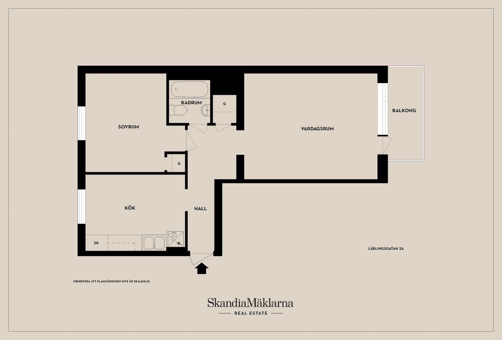 Bostadsrätt, Lärlingsgatan 2A, Söder/Torpa, Jönköping