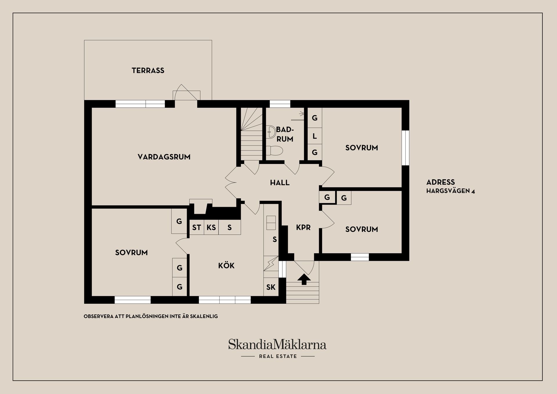Villa, Hargsvägen 4, Harg, Nyköping