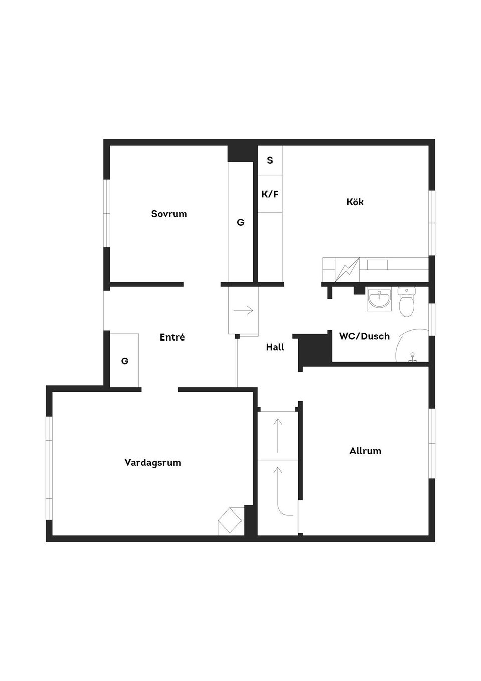 Villa, Radhus, Bodarnevägen 10B, Iggesund, Hudiksvall
