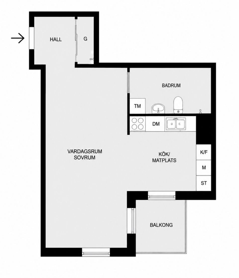 Bostadsrätt, Bastuhagsvägen 51, Stureby, Stockholm