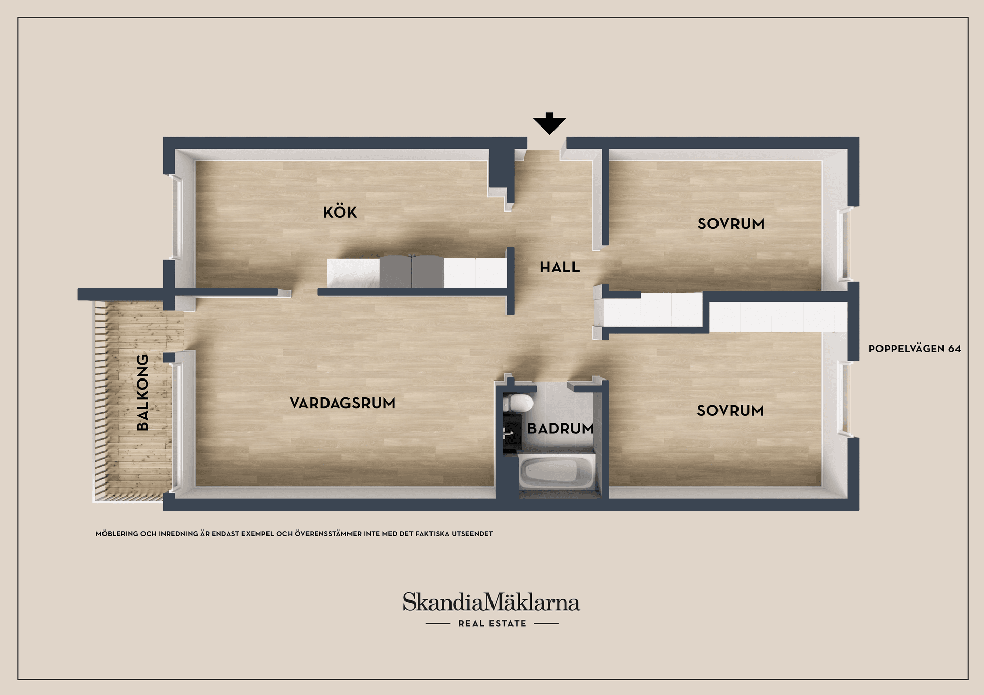 Bostadsrätt, Poppelvägen 64, Torpa, Vänersborg