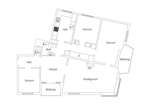 Bostadsrätt, Klostervägen 1C, Inverness, Danderyd