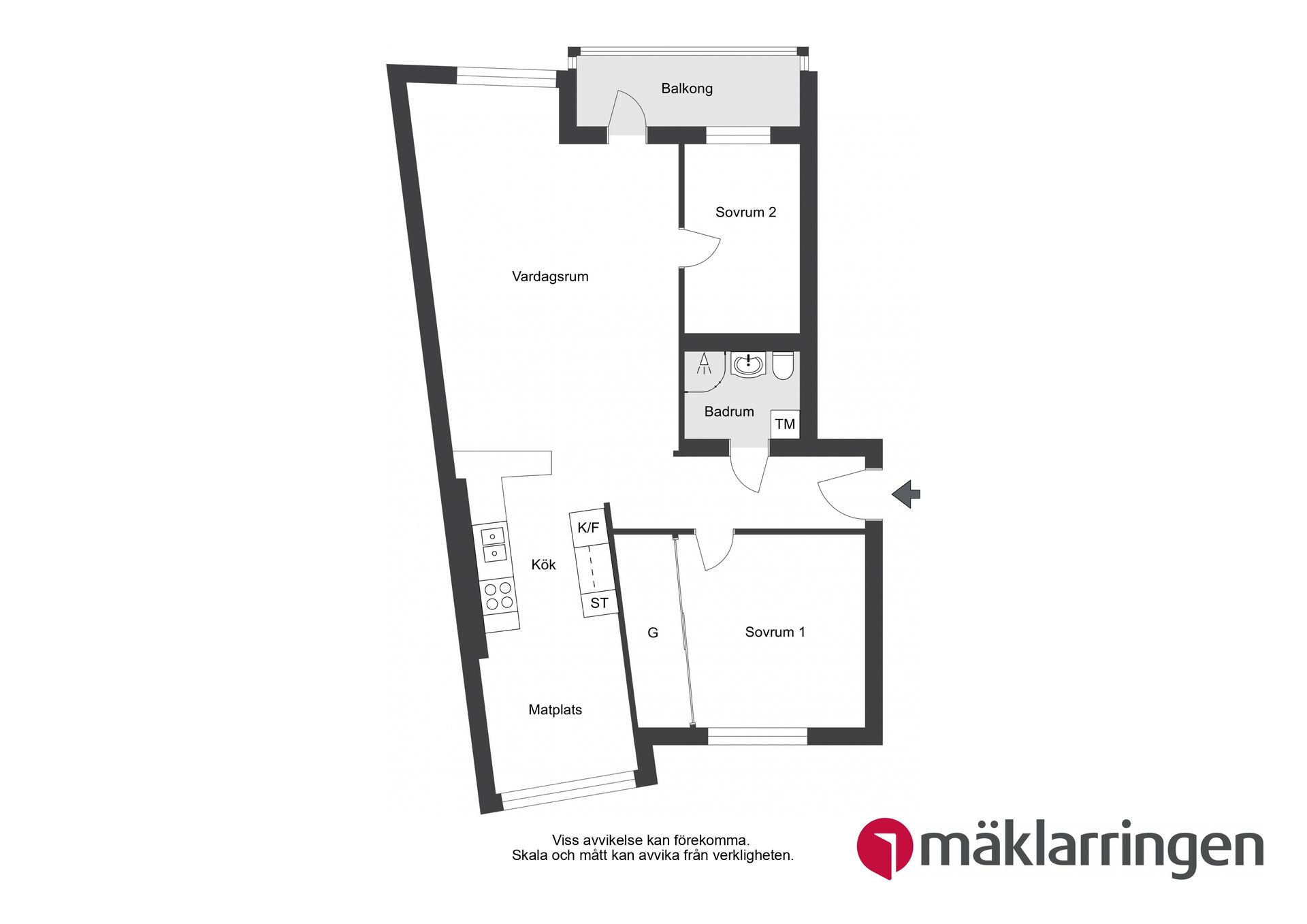 Bostadsrätt, Rondellen 3, Kallhäll, Järfälla
