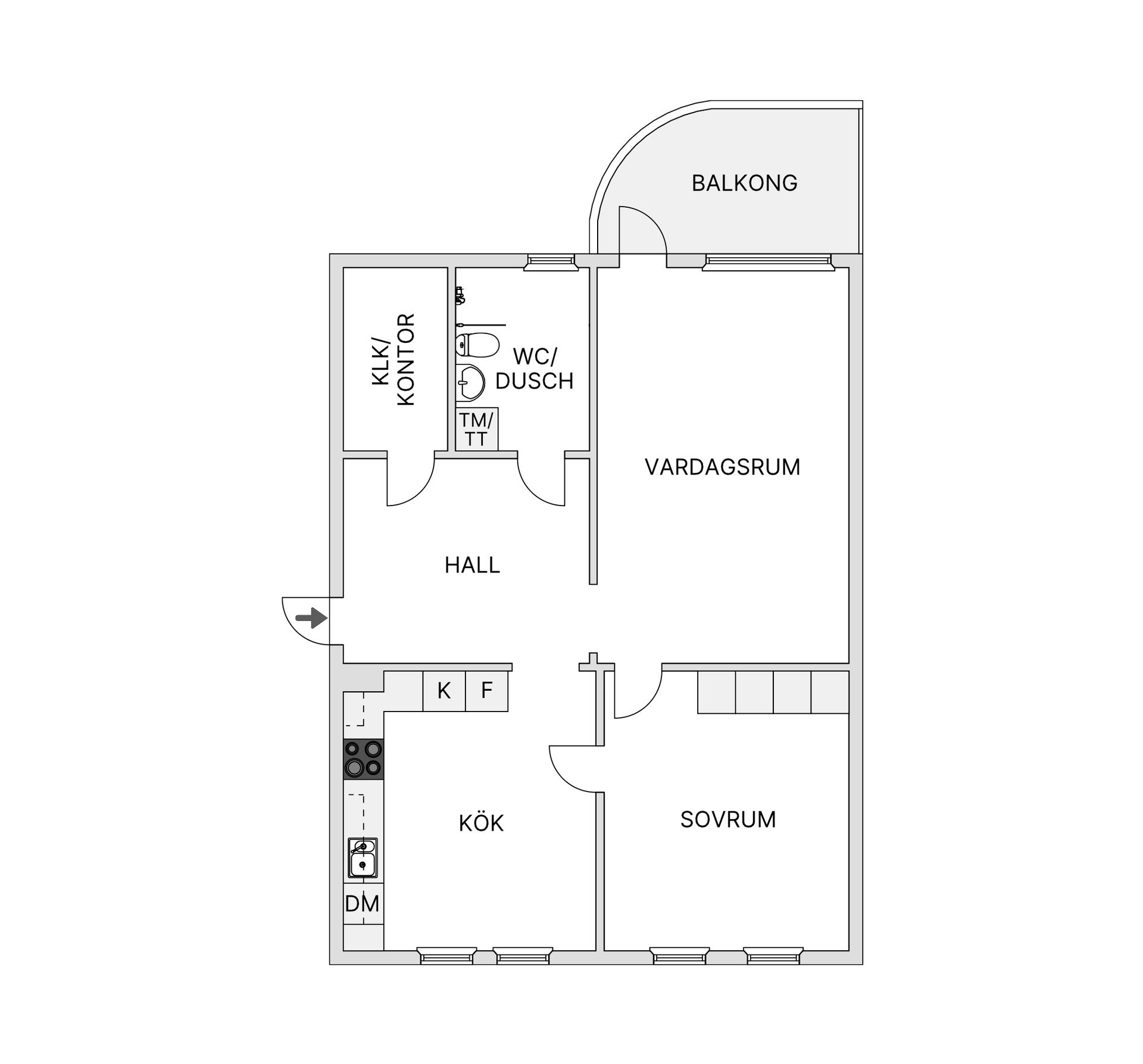 Bostadsrätt, Serenadvägen 38, vån 6/6, Nacka Forum, Nacka