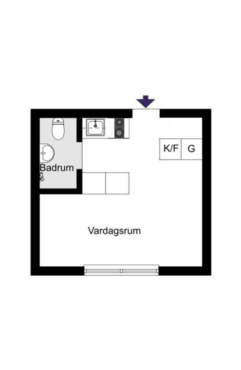 Bostadsrätt, Backvägen 9, Råsunda, Solna