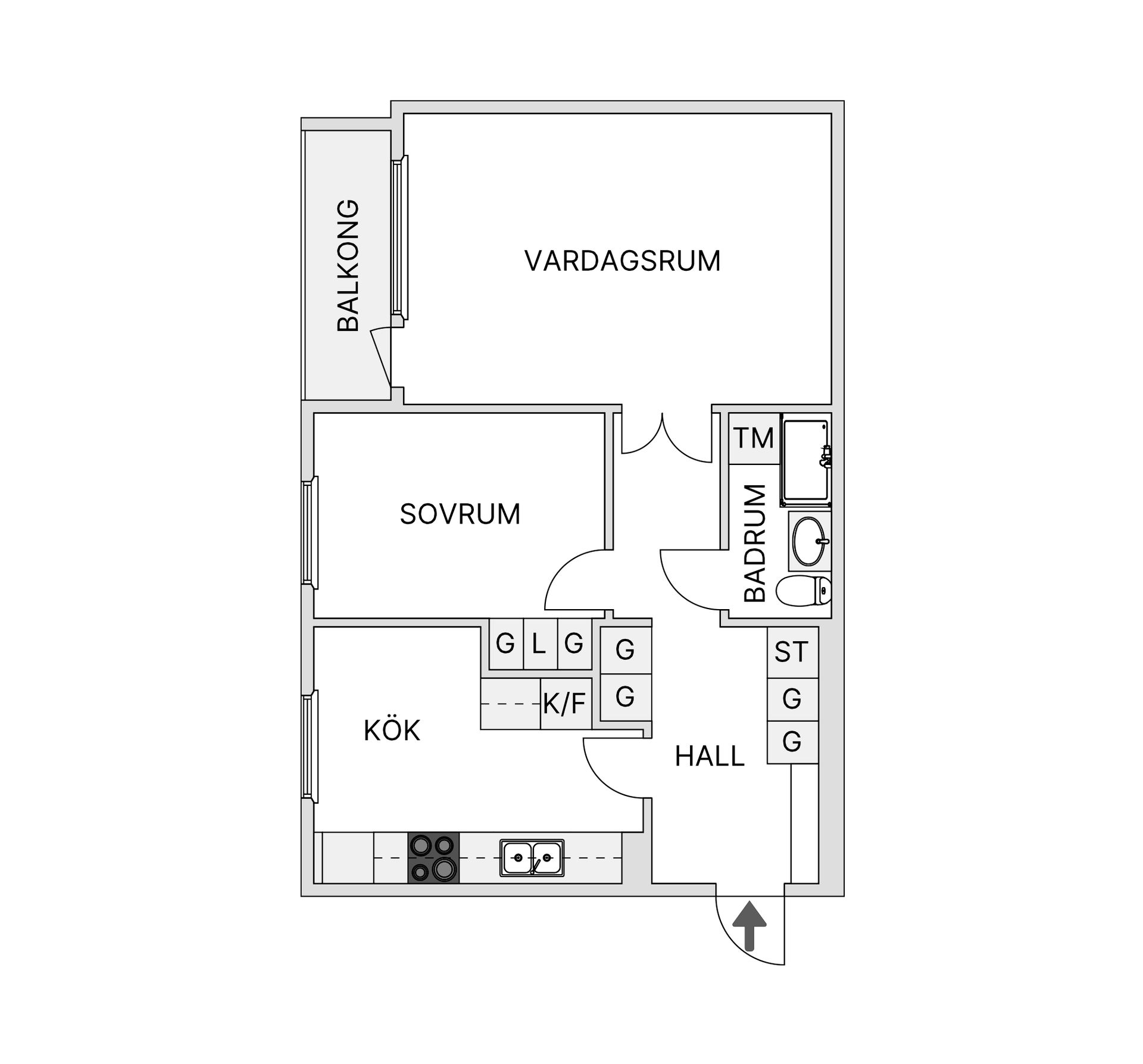 Bostadsrätt, Herrhagsvägen 7A, Herrhagen, Falun