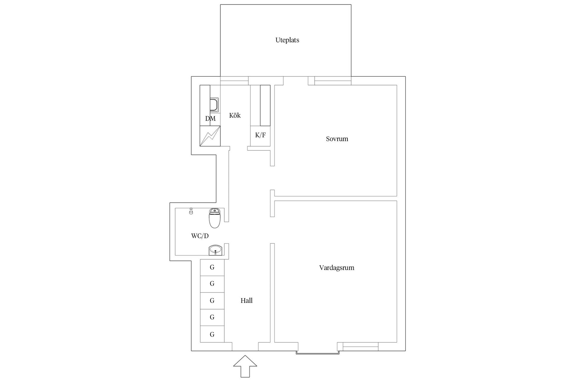 Bostadsrätt, Måsvägen 5C, Väster, Lund