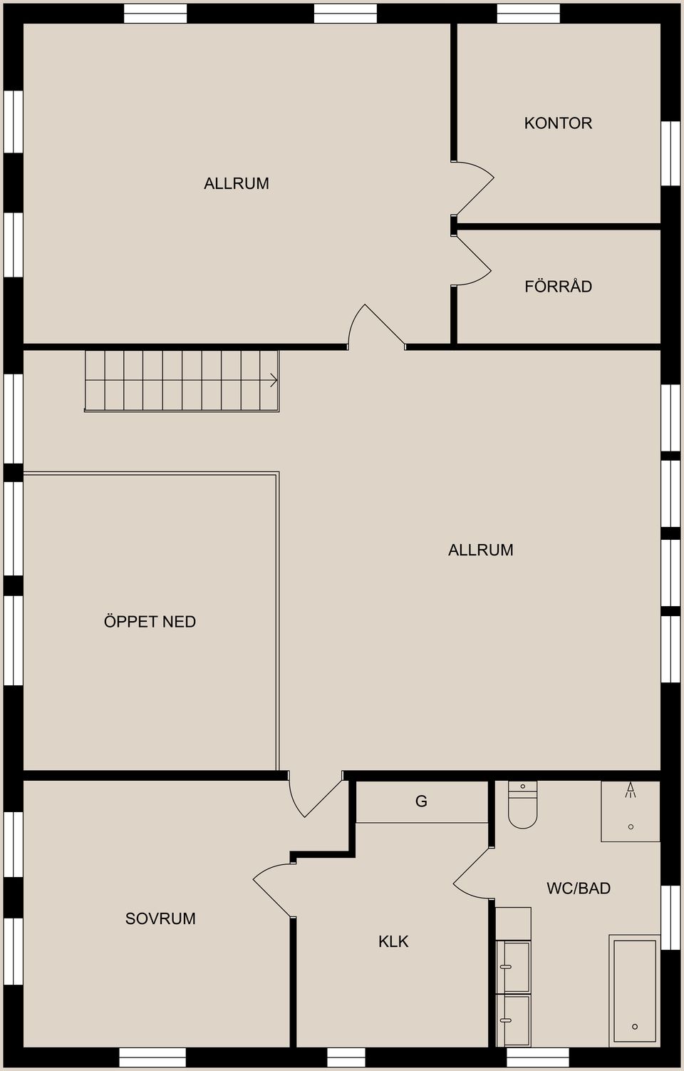 Villa, Gamla landsvägen 133A, Svärtinge, Norrköping
