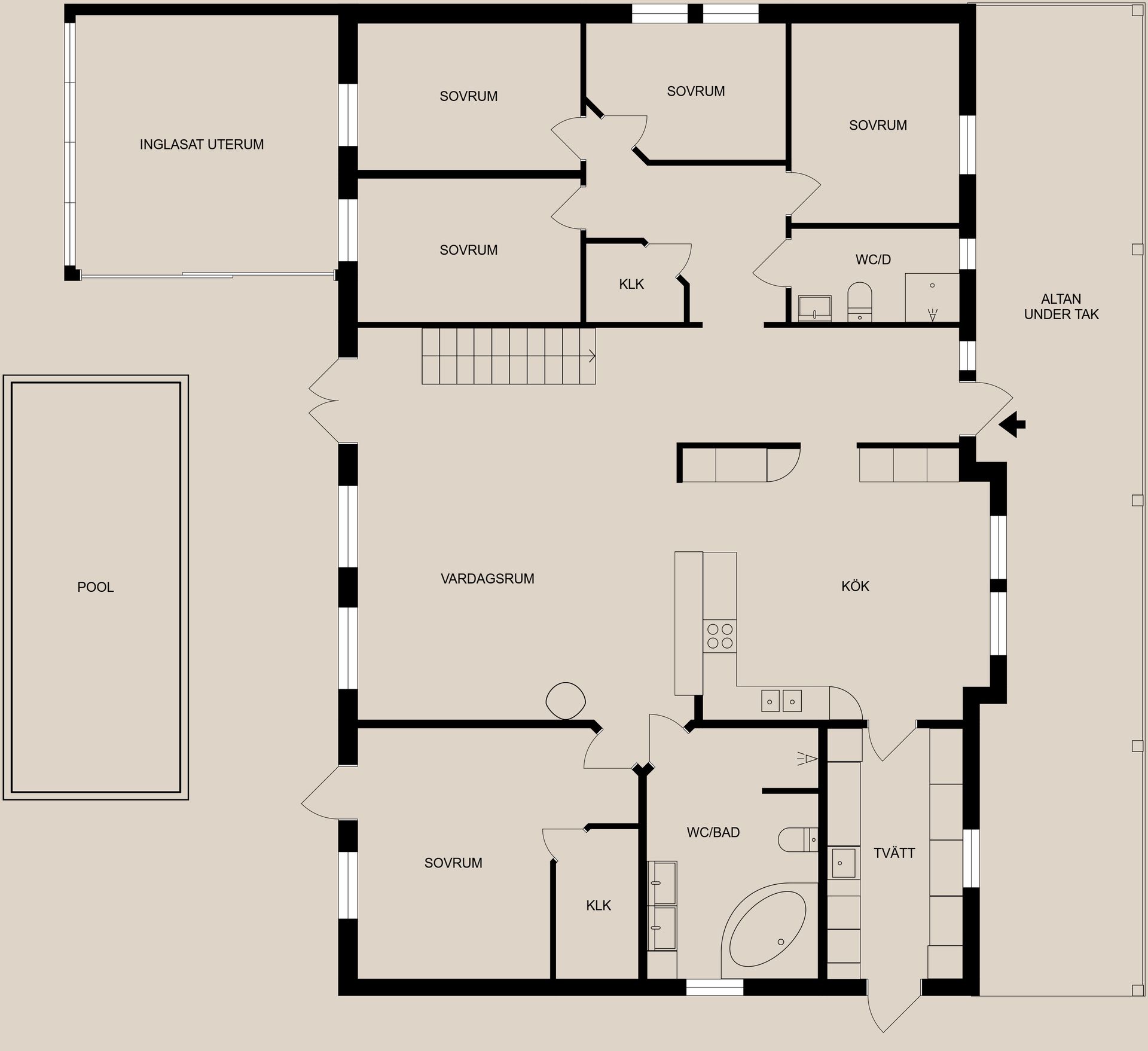 Villa, Gamla landsvägen 133A, Svärtinge, Norrköping