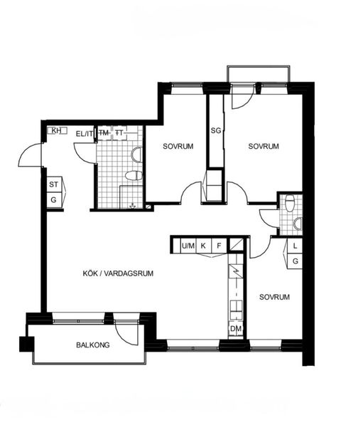Bostadsrätt, Långströmsgatan 5F, Hisingen, Göteborg