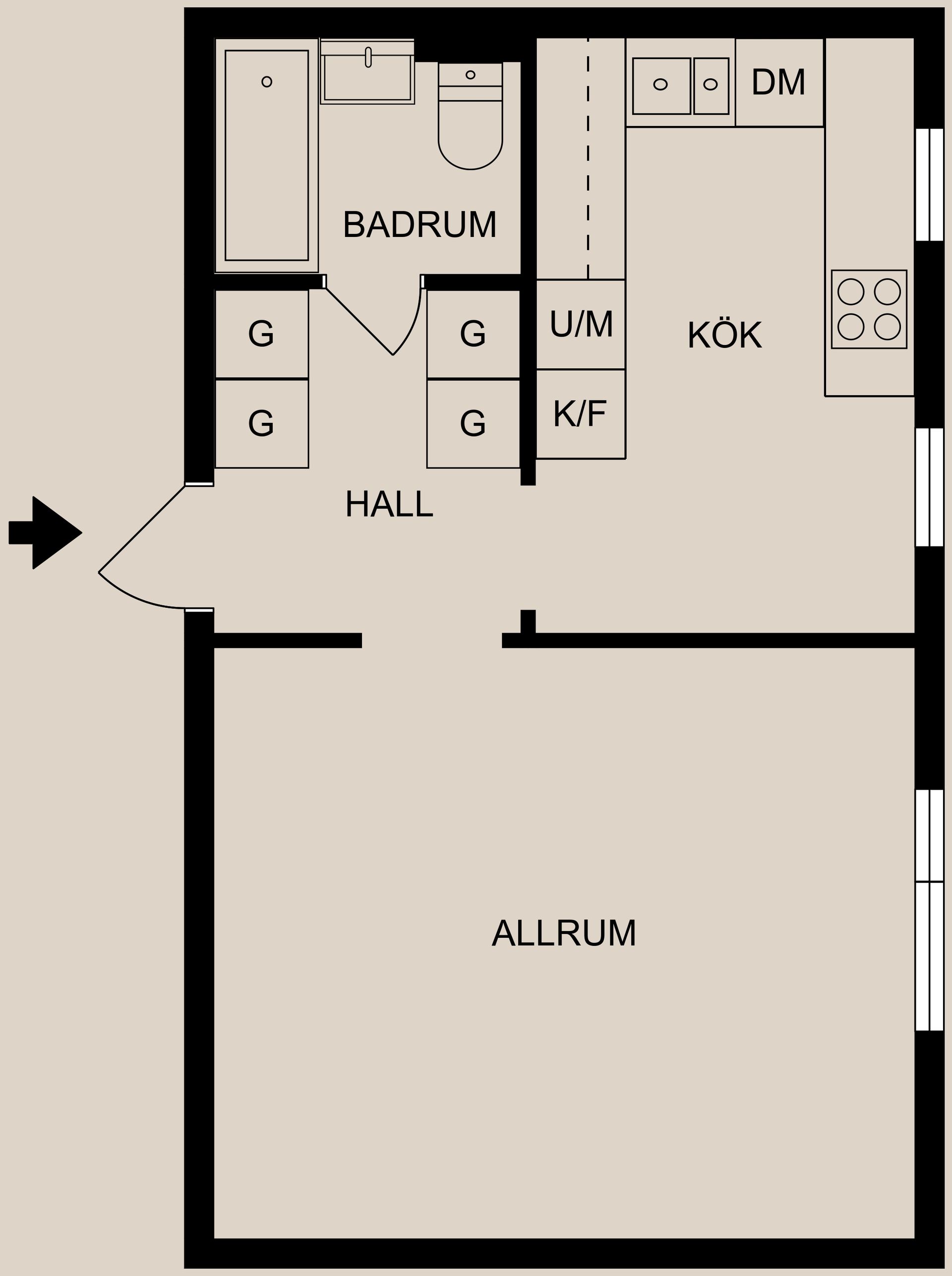 Bostadsrätt, Smedjegatan 26, Centralt, Campus, Norrköping
