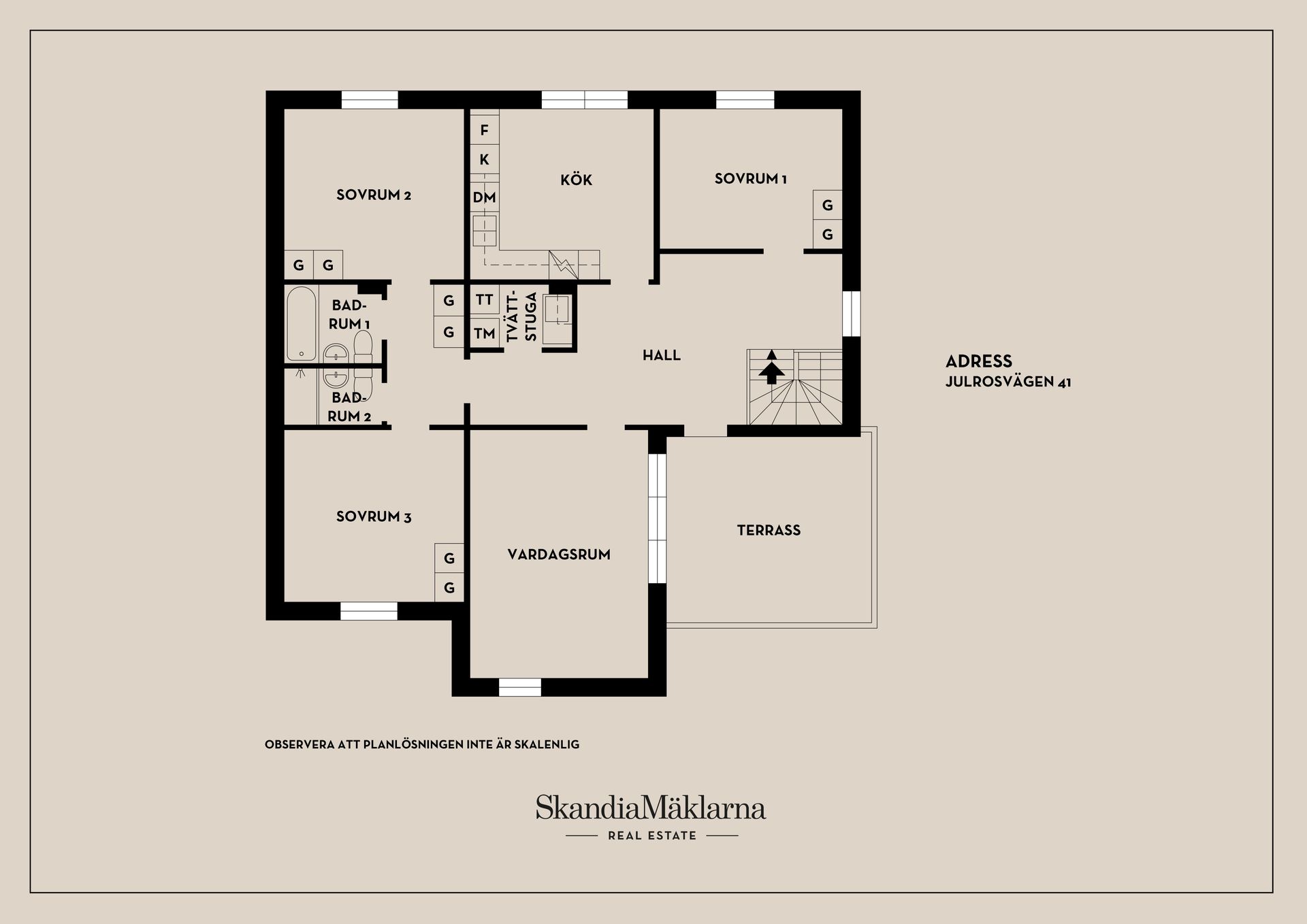 Bostadsrätt, Julrosvägen 41, Västerås