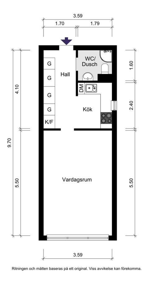 Bostadsrätt, Lomvägen 605, Sollentuna