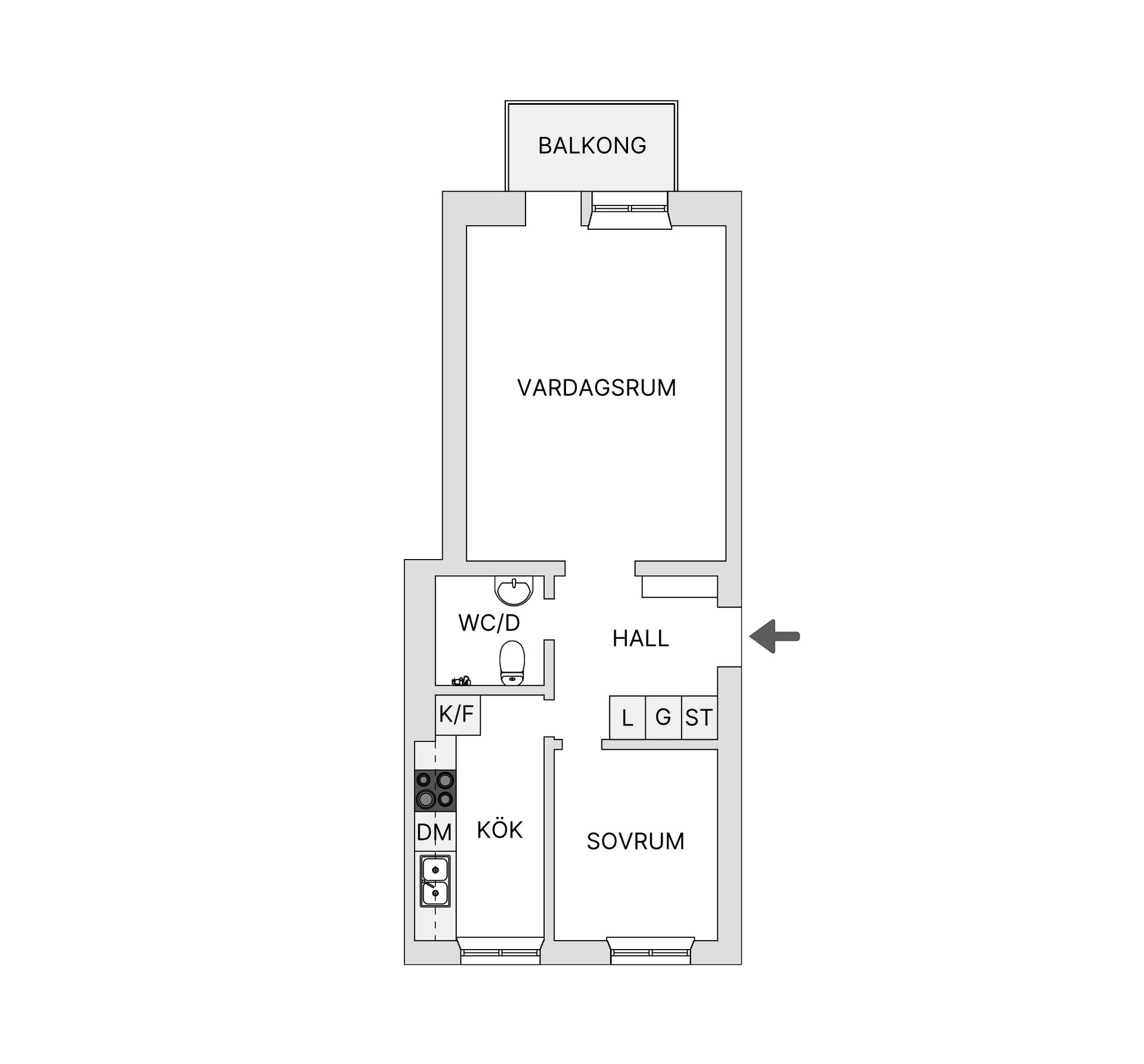 Bostadsrätt, Östanvindsgatan 13B, Centrala Hisingen, Göteborg