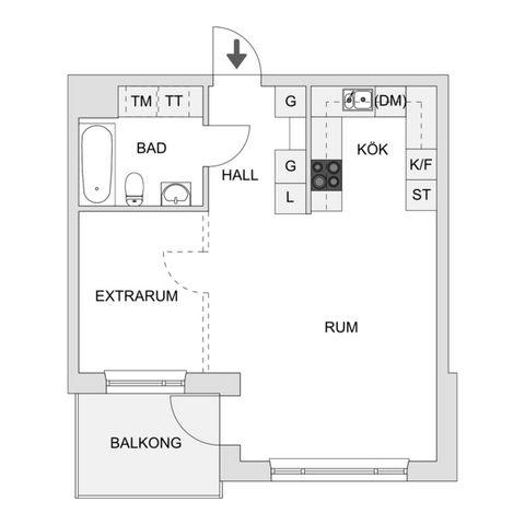 Bostadsrätt, Brattforsgatan 5, Farsta, Stockholm