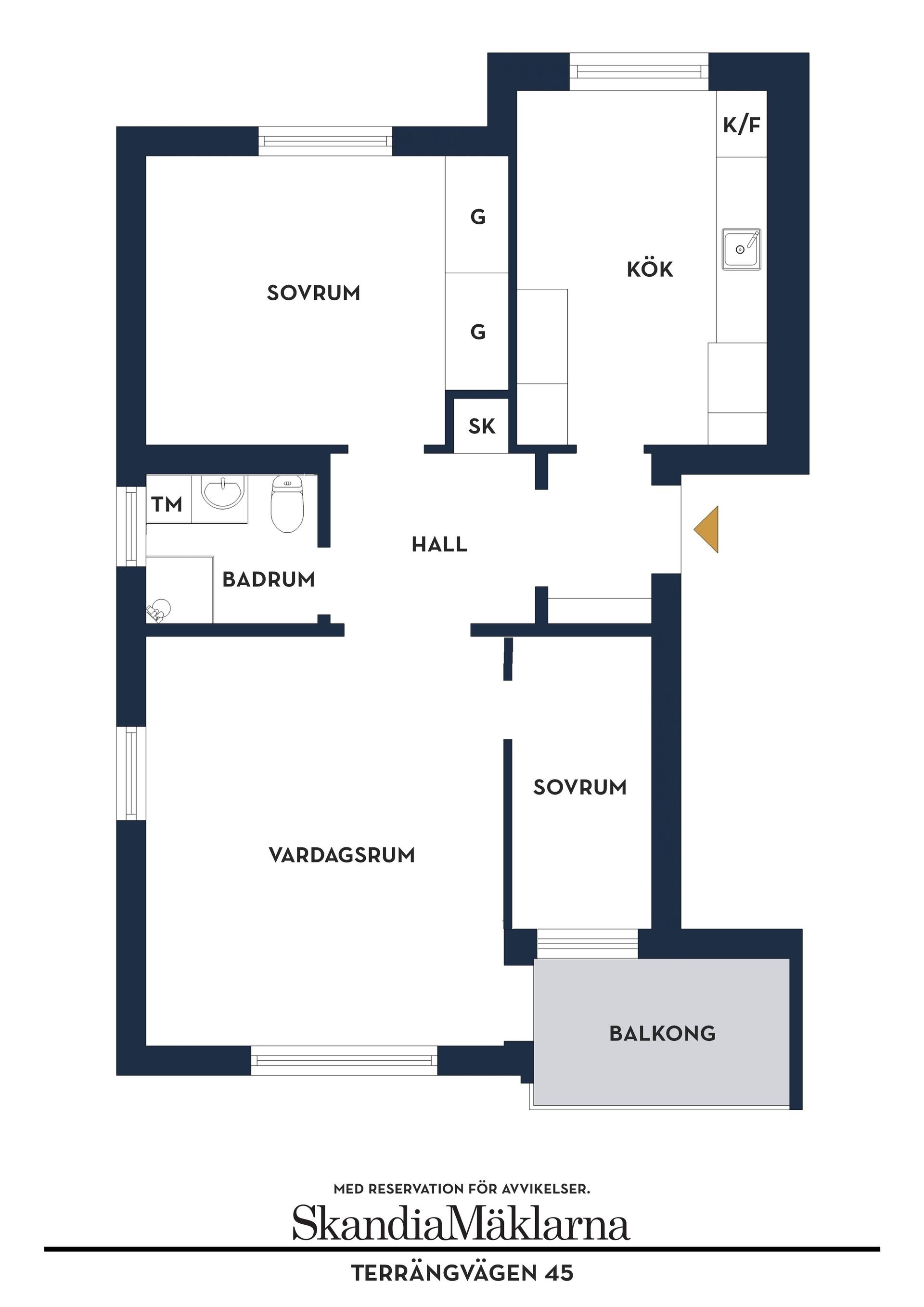 Bostadsrätt, Terrängvägen 45, Hägersten/Västertorp, Stockholm
