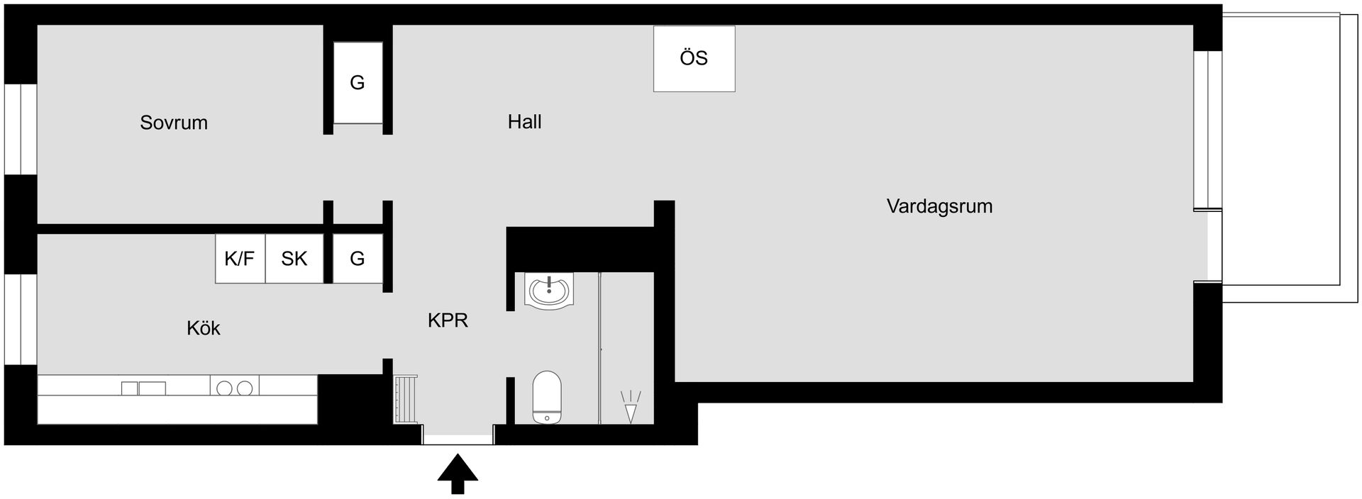 Bostadsrätt, Börjegatan 10B, Främre Luthagen/Centrum, Uppsala