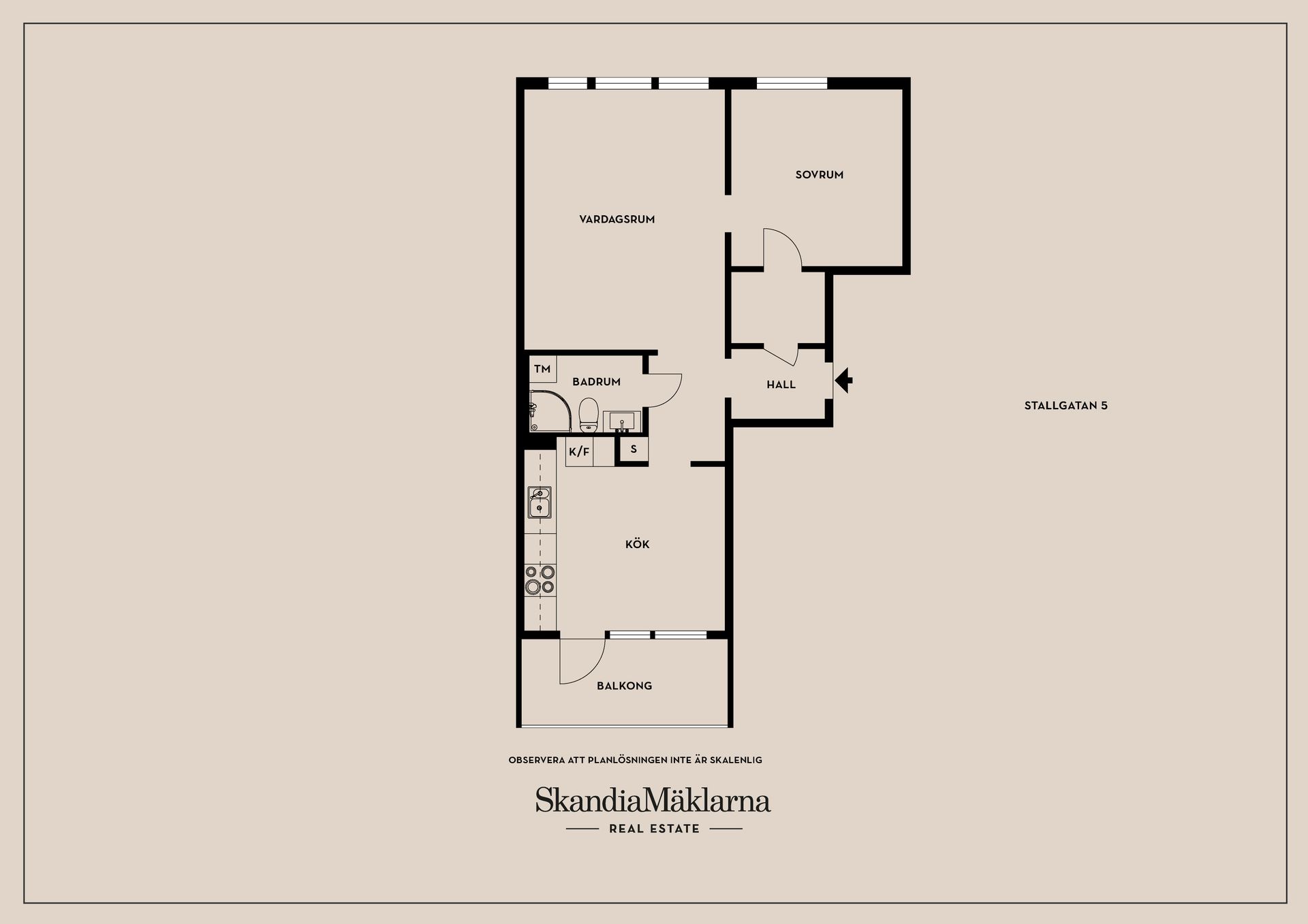 Bostadsrätt, Stallgatan 5, Kronogården, Trollhättan