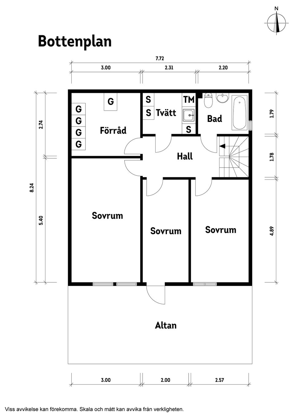 Radhus, Trumpetvägen 9, Fors, Kungsbacka