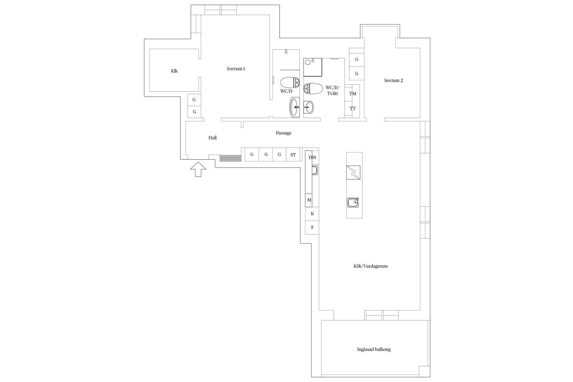Bostadsrätt, Södra vägen 42A, Söder, Varberg