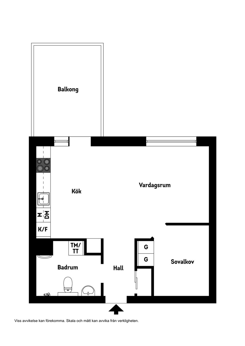 Bostadsrätt, Lasarettsgatan 13, Centralt, Örnsköldsvik