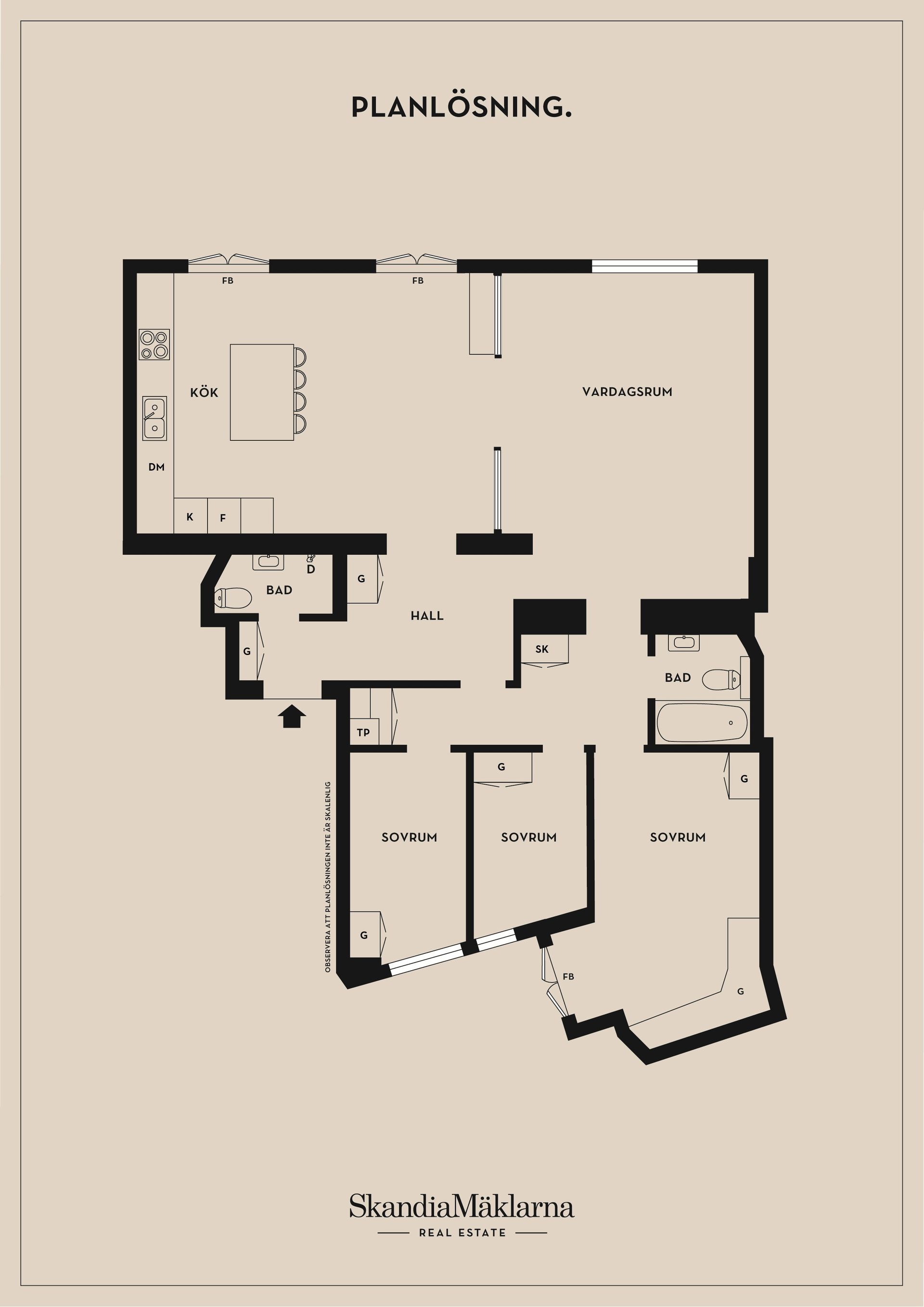 Bostadsrätt, Karlbergsvägen 48, 2,5tr, Vasastan, Stockholm