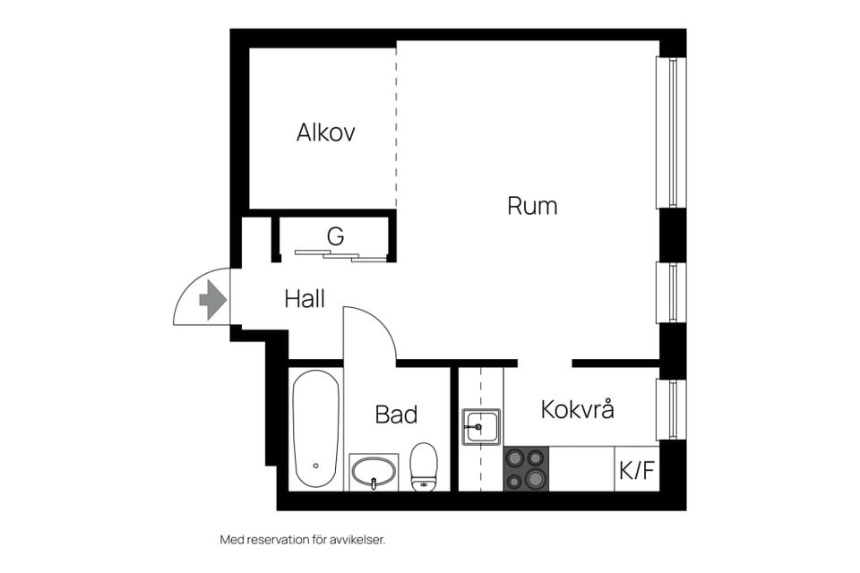 Bostadsrätt, Freskvägen 9, Söder, Östersund