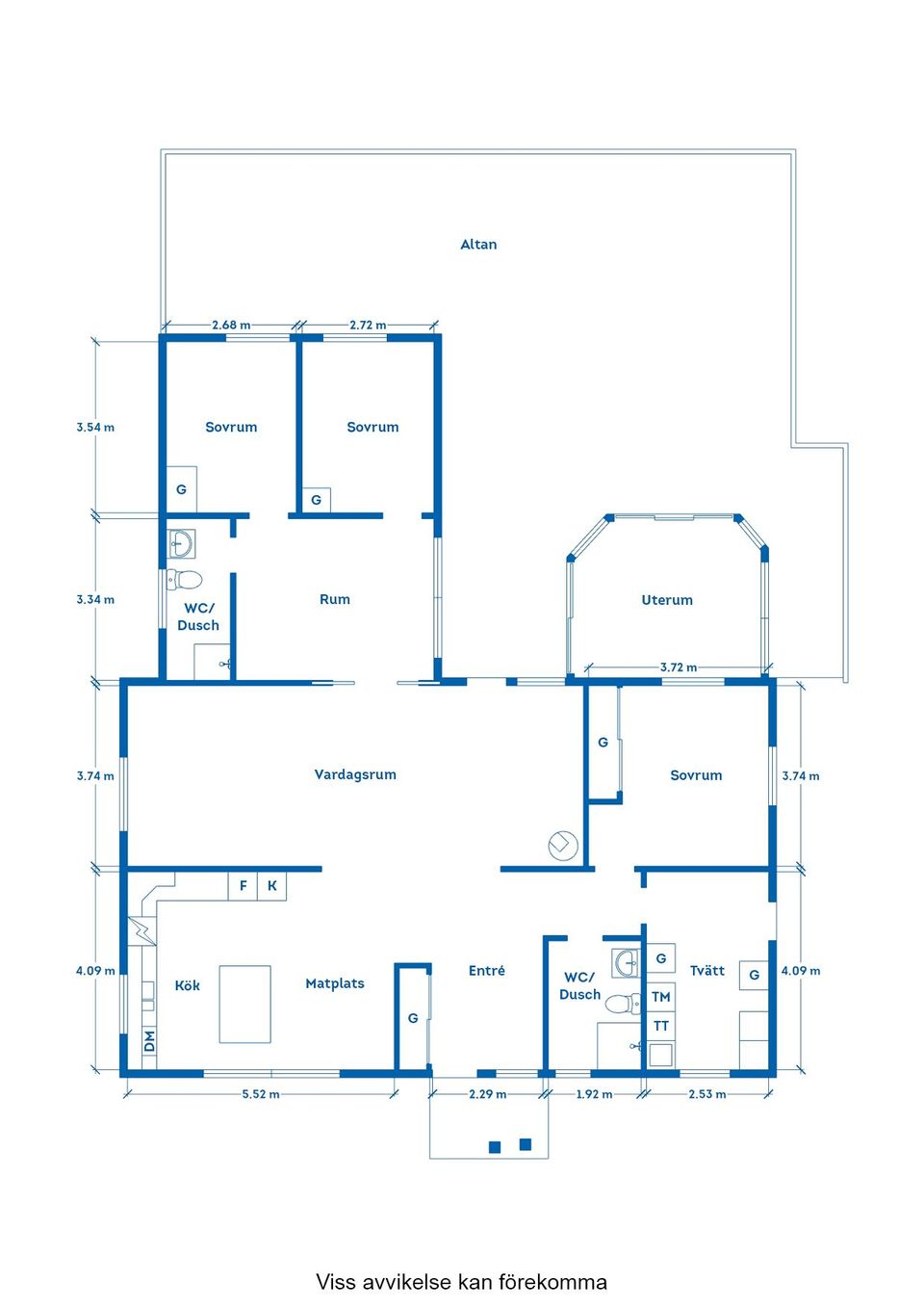 Villa, Sportvägen 4, Skrea/Mannabergs sydsluttning, Falkenberg