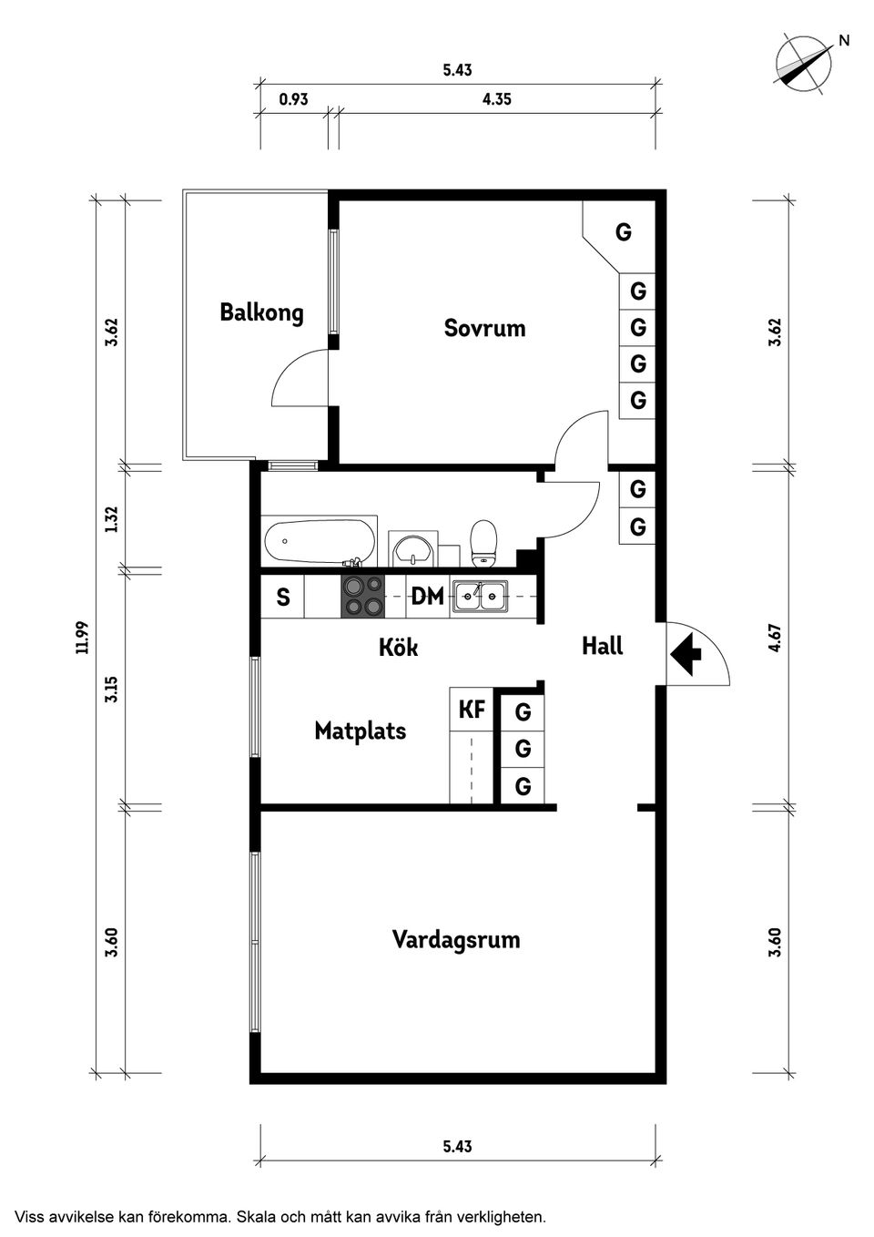 Bostadsrätt, Irisgatan 2C, Broslätt, Mölndal