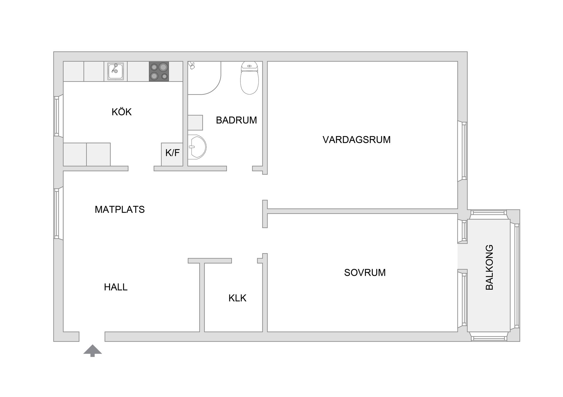 Bostadsrätt, Veckovägen 4, Jakobsberg, Järfälla