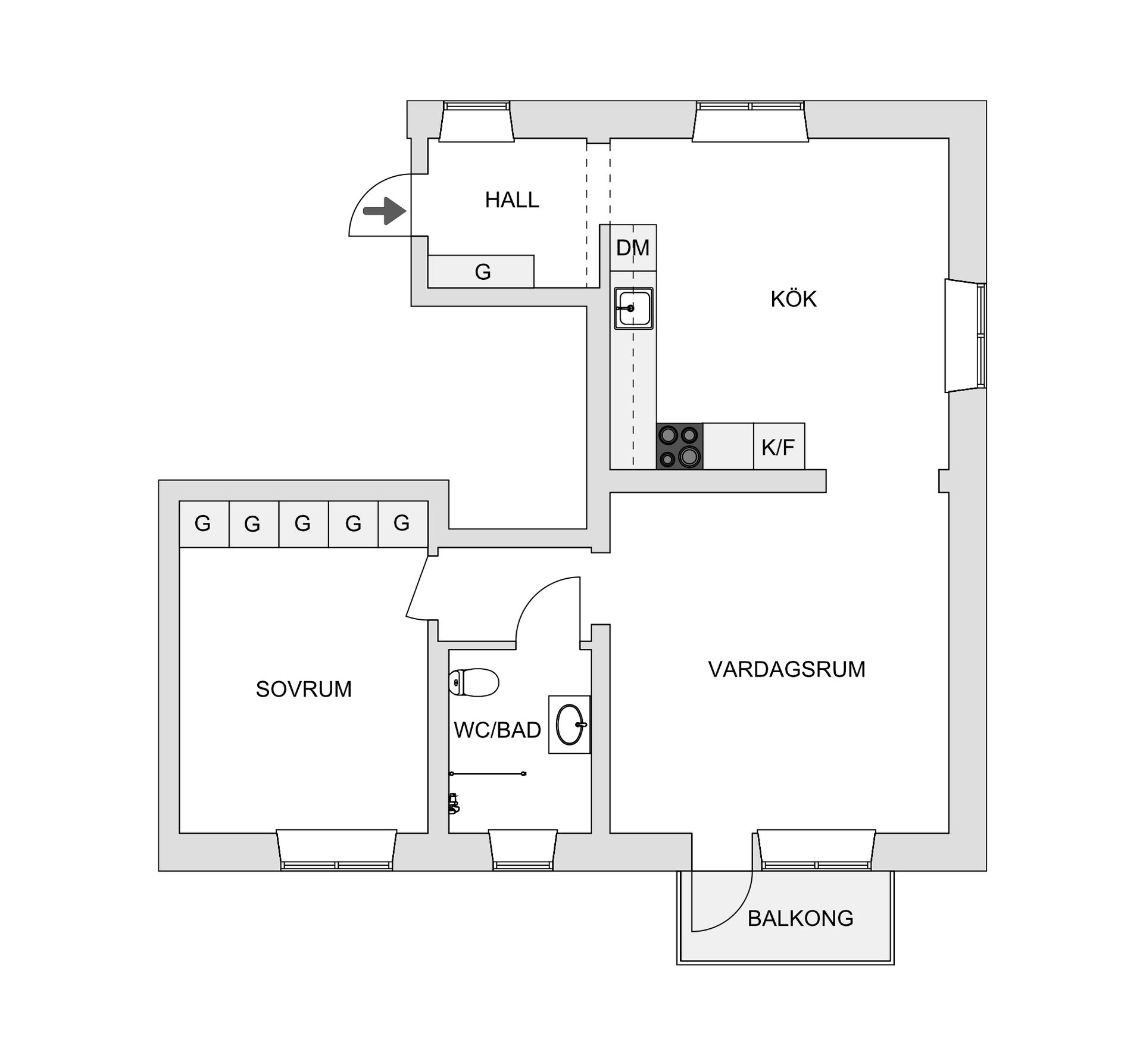 Bostadsrätt, Rådmansgatan 12A, Frösön, Östersund