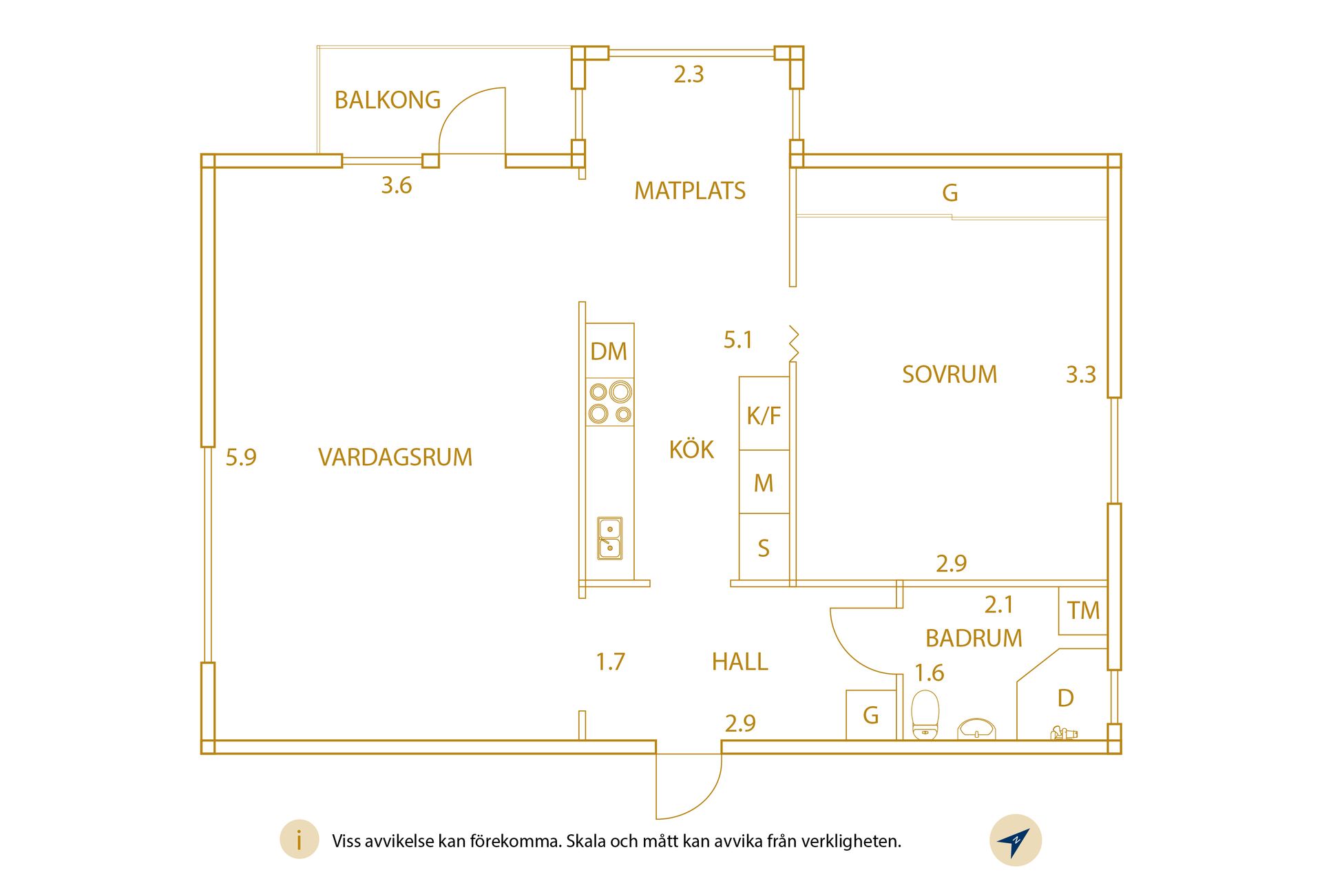 Bostadsrätt, Repslagaregatan 1A, Tingvalla, Trollhättan