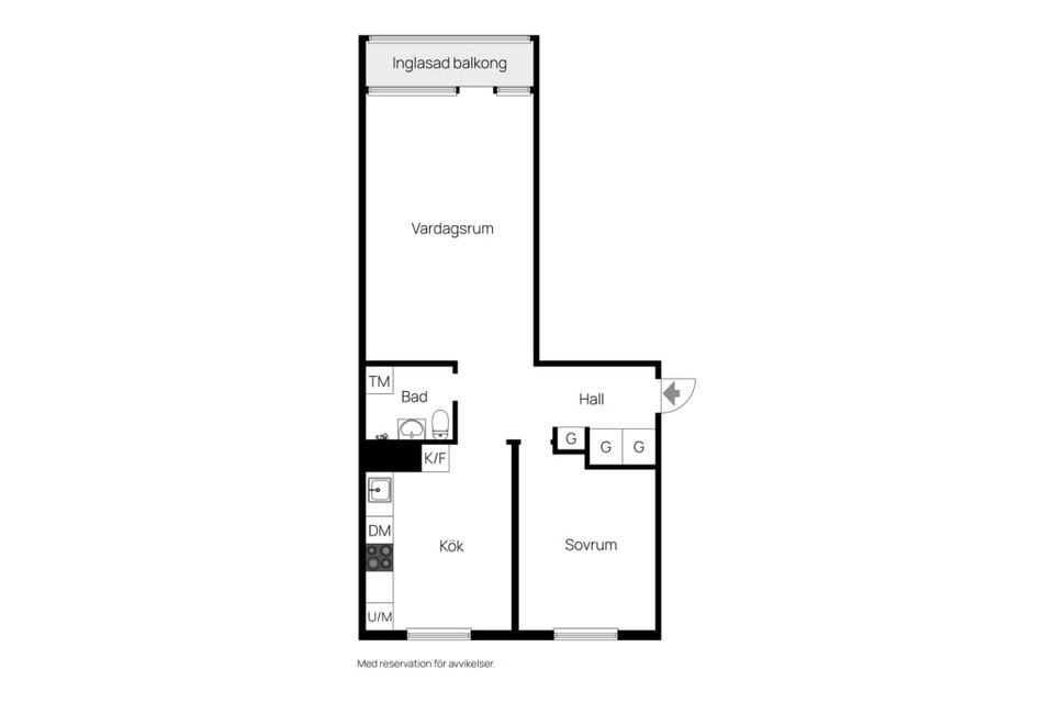 Bostadsrätt, Rådmansgatan 8A, Granlunda, Trelleborg