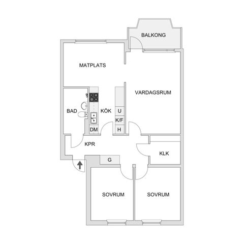 Bostadsrätt, Sikvägen 10, 1tr, Tyresö Centrum, Tyresö