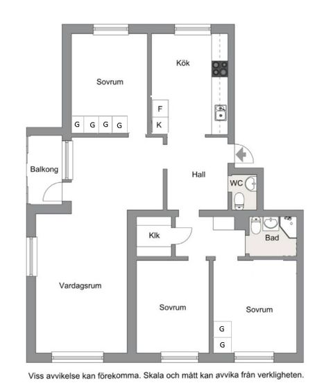 Bostadsrätt, Torggatan 38C, Centrum, Enköping