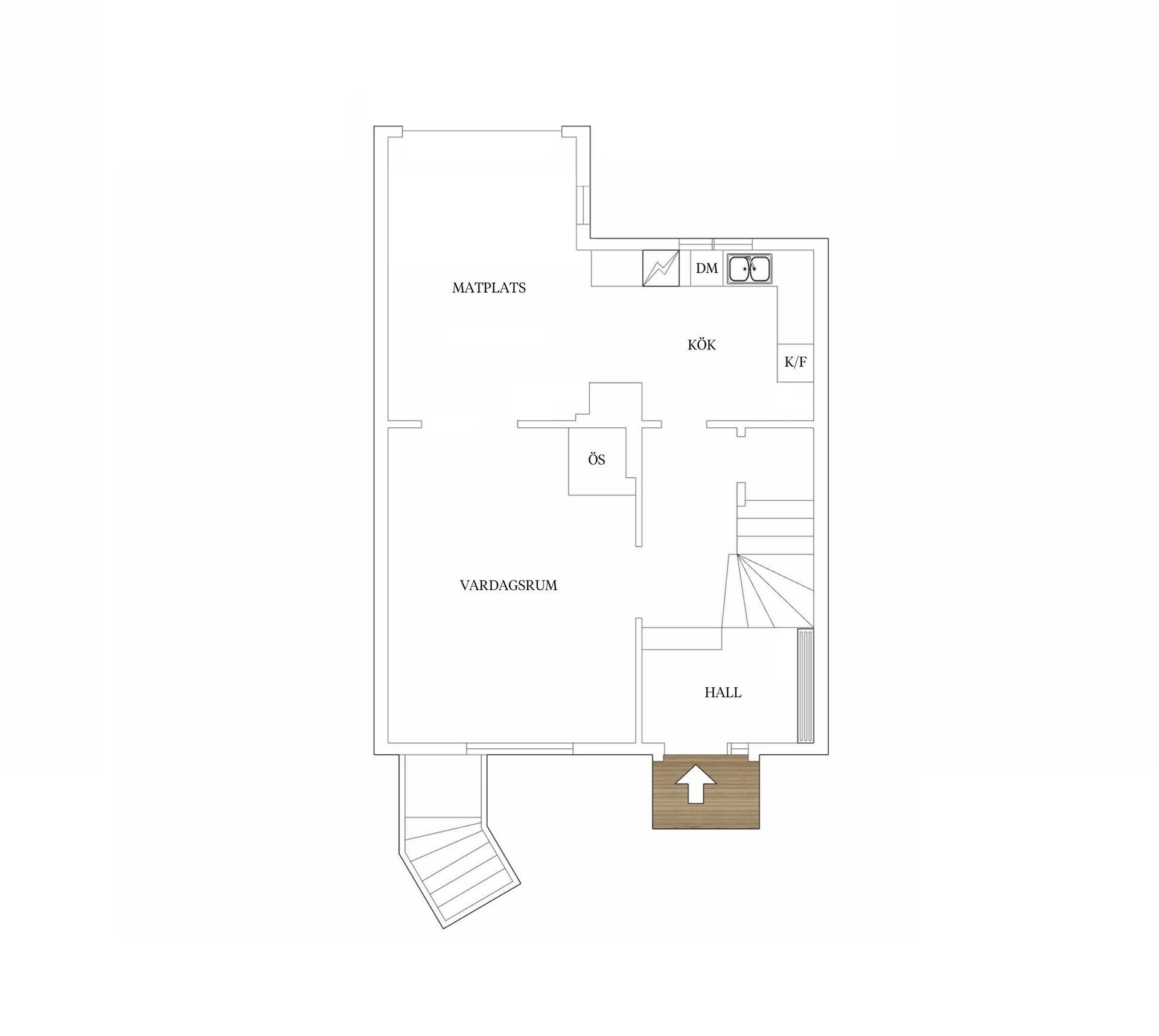 Villa, Radhus, Gimågatan 28, Bagarmossen, Stockholm