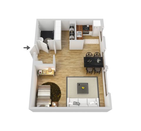 Bostadsrätt, Valhallavägen 67E, Centrum, Kalix