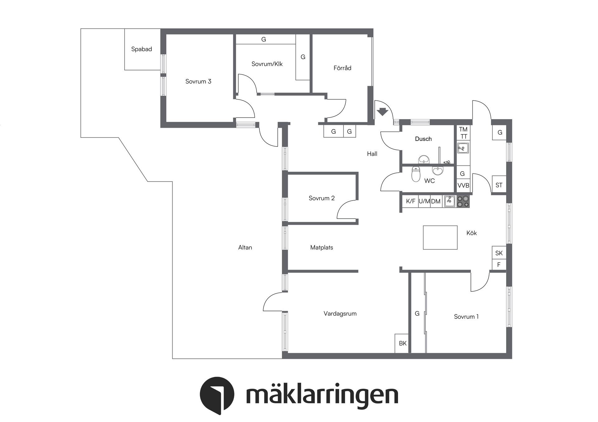Villa, Radhus, Prästkragegatan 46, Munksundet, Enköping