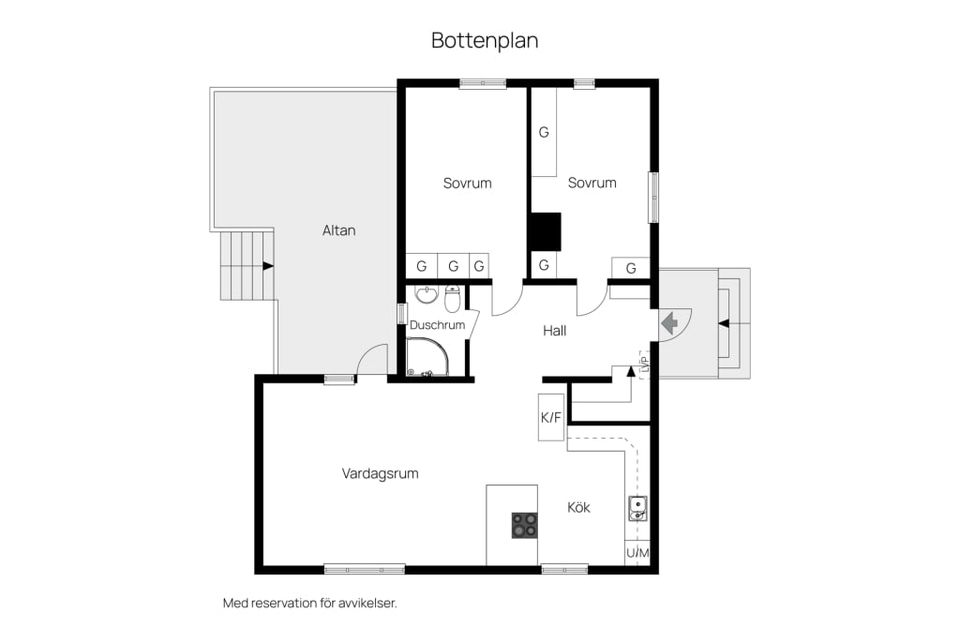 Villa, Torpvägen 1, Bondsjöhöjden, Härnösand