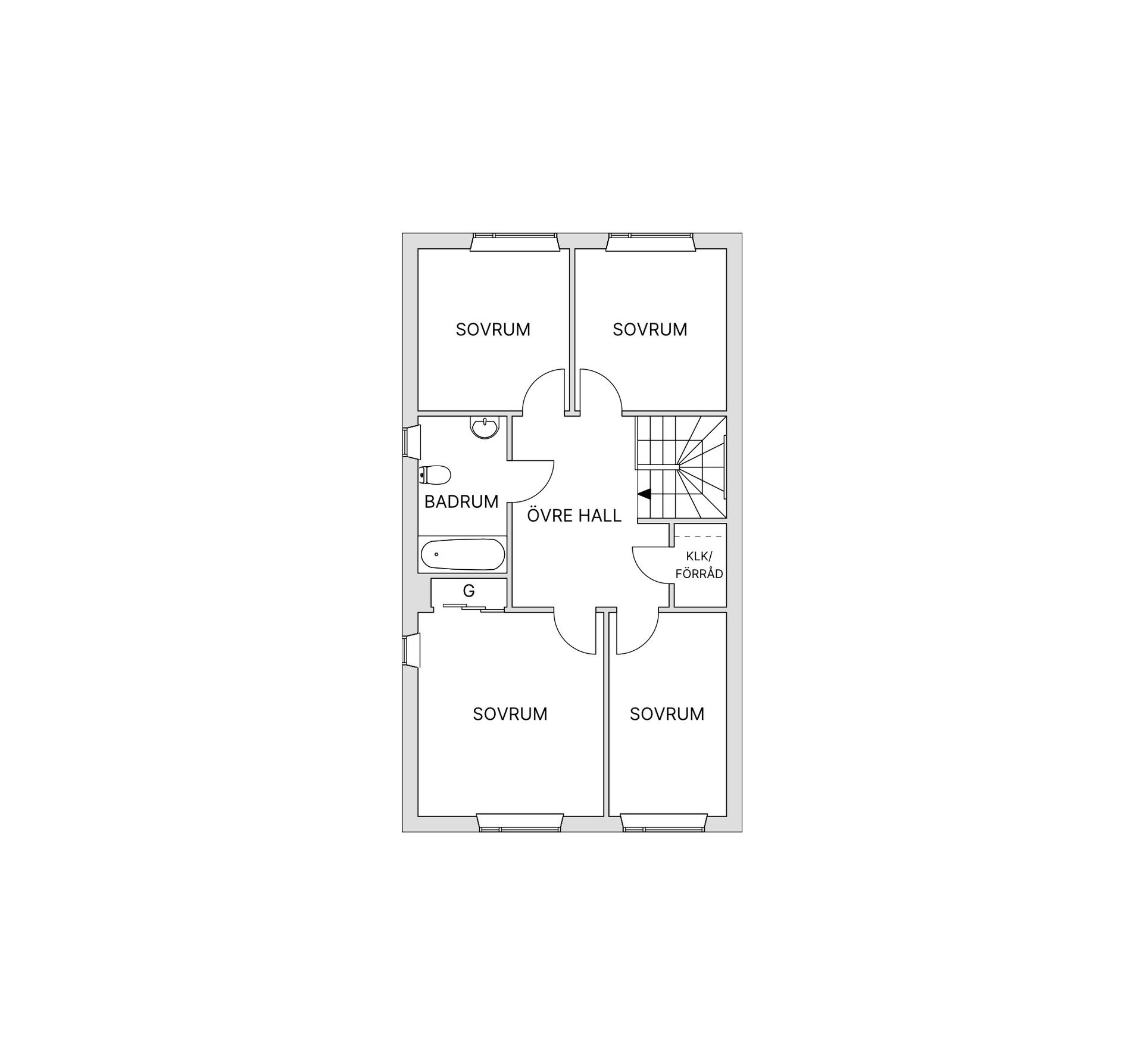 Villa, Radhus, Södra Atriumvägen 31, Kvisslingby, Österåker