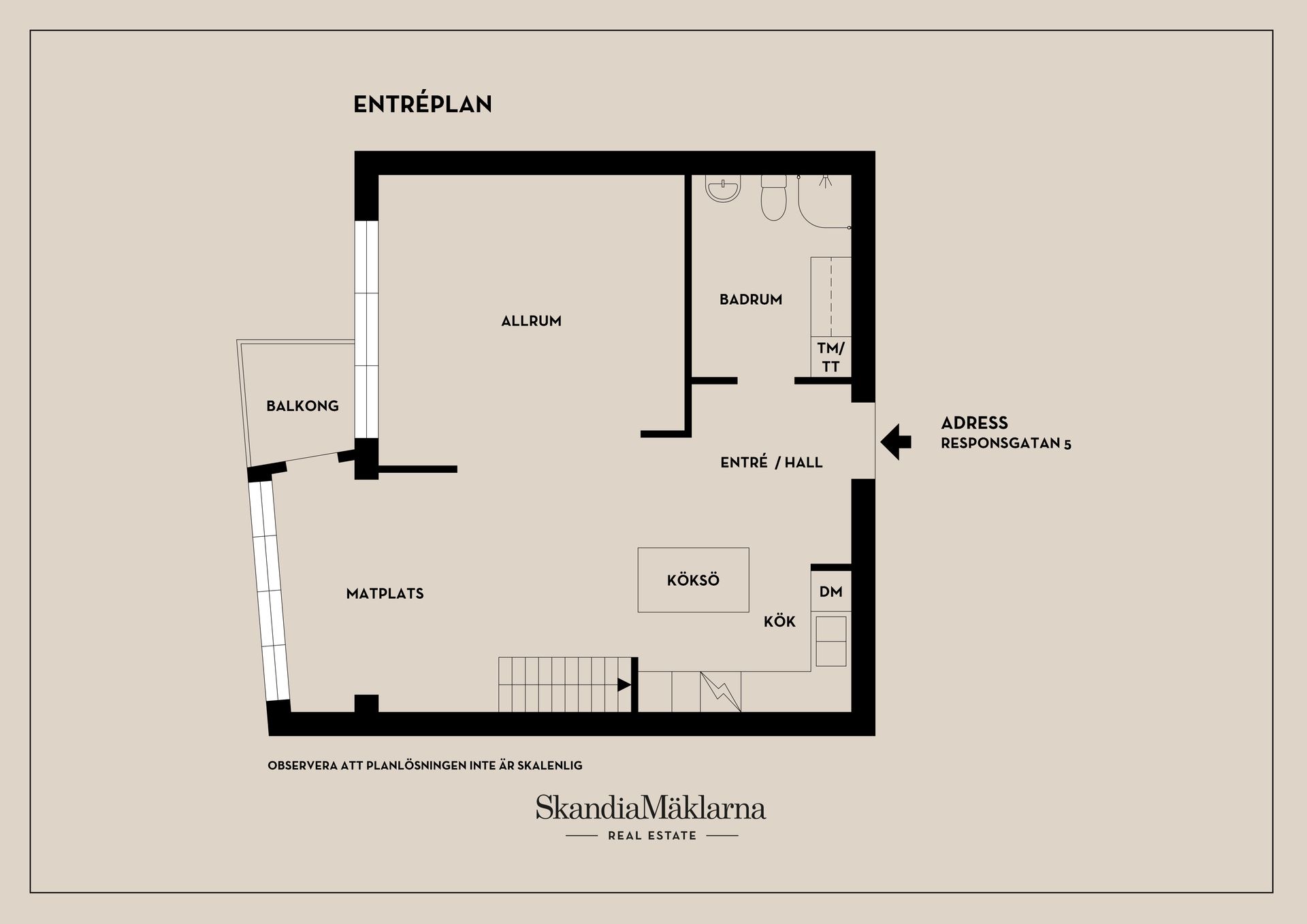 Bostadsrätt, Responsgatan 5, Stockholm